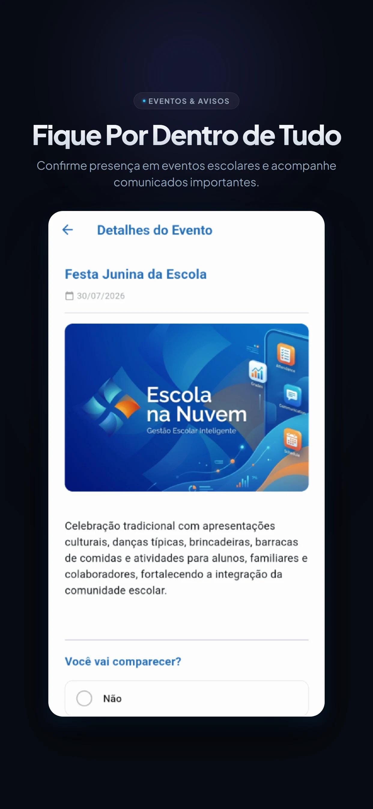 Escola na nuvem screenshot