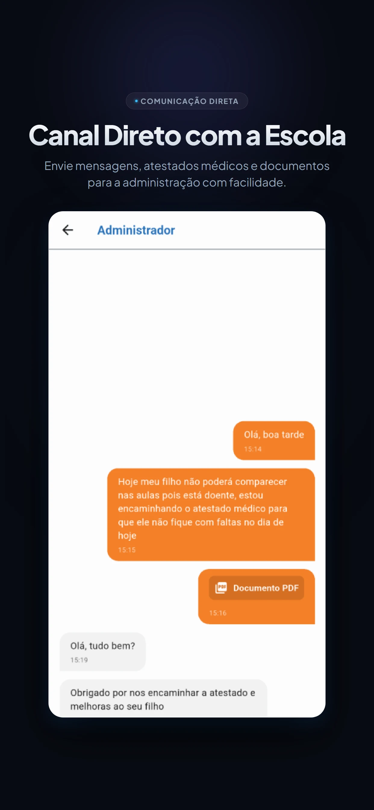 Escola na nuvem screenshot