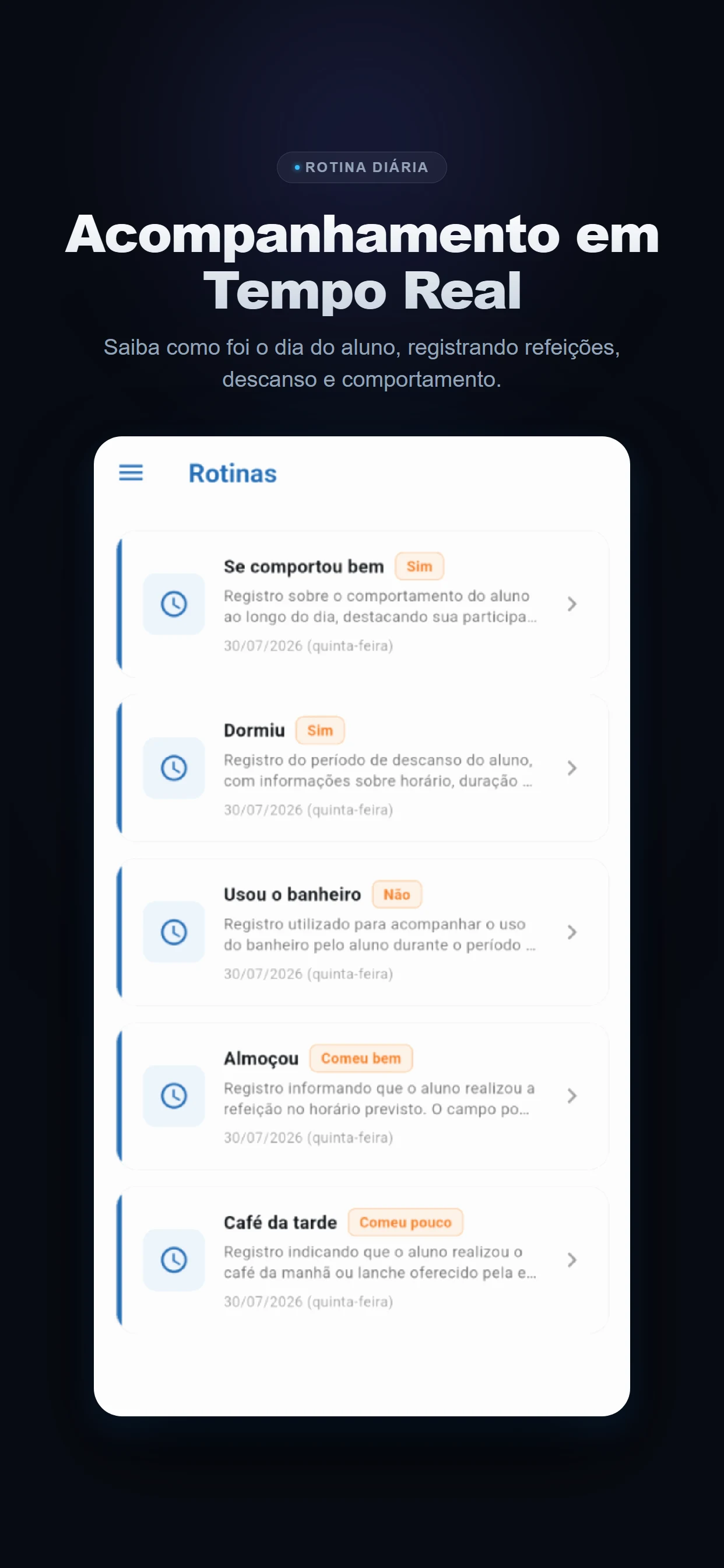 Escola na nuvem screenshot